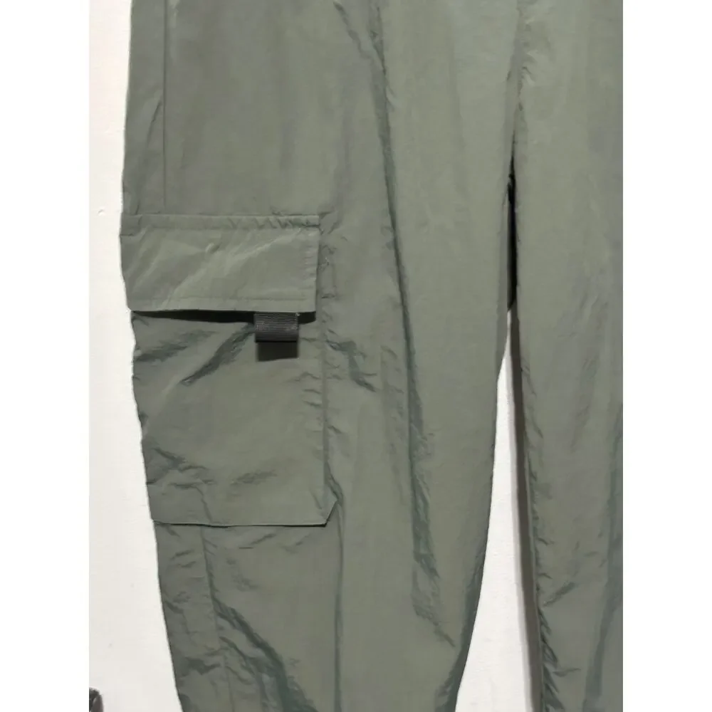 Indigo Rising Cargo Jogger Sweatpants Olive Green Drawstring Pants Womens